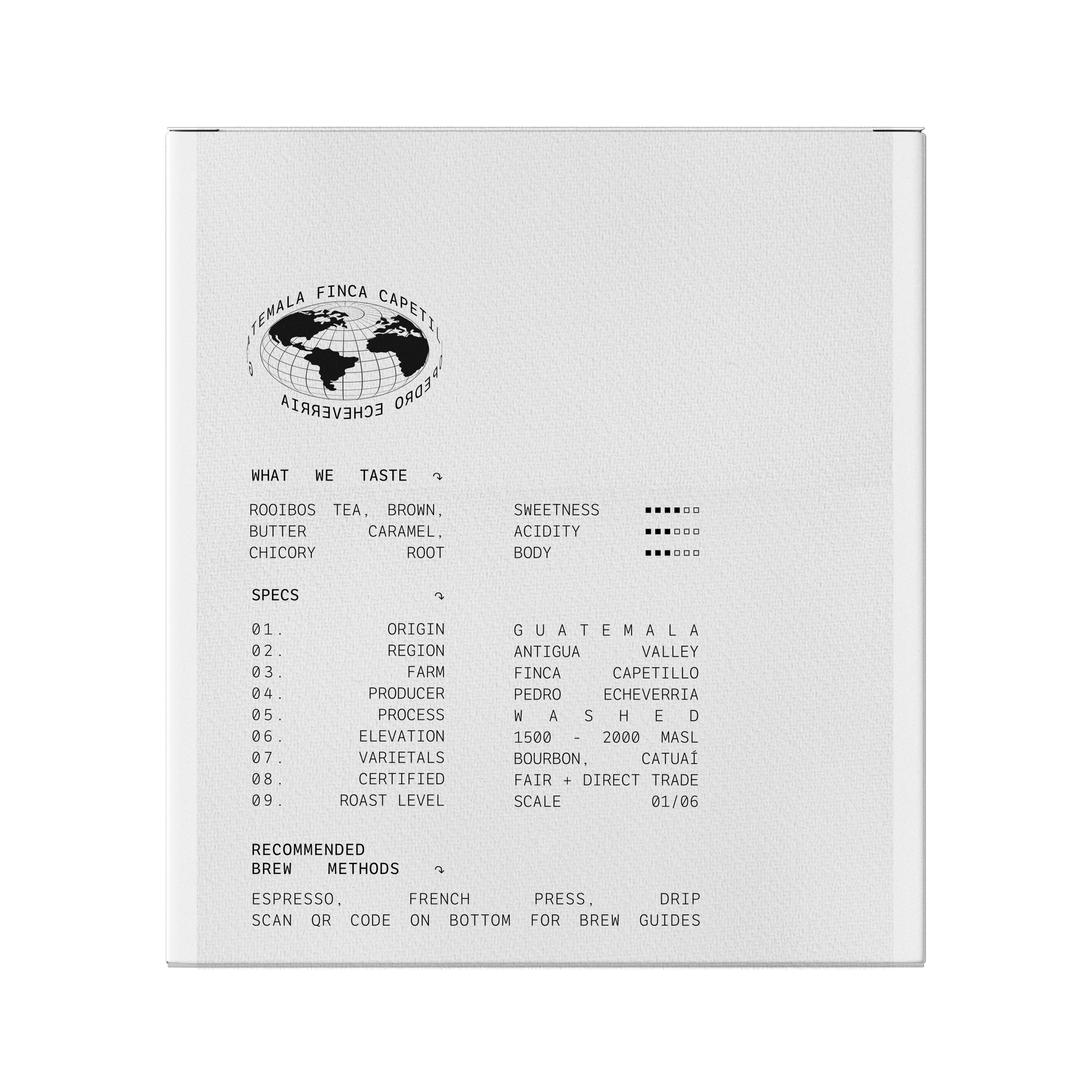 Guatemala, Finca Capetillo Peaberry